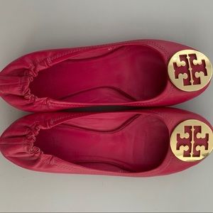 Tory Burch Hot Pink Flats
